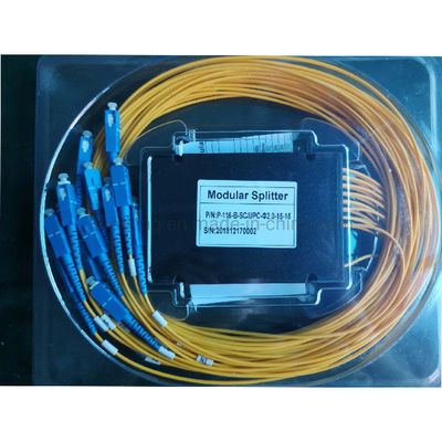 FTTH 1: 32 SC APC Cassette Box Fiber Optic Splitter