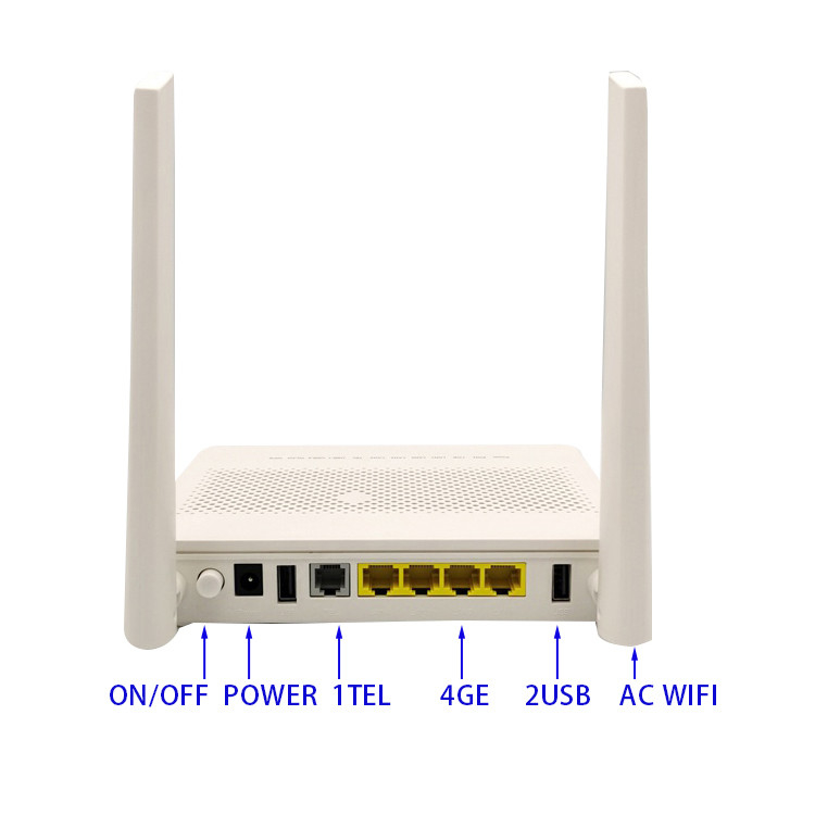 Huawei HG8546M GPON ONU ONT 4LAN 1voice WIFI 2 Antenna English Version